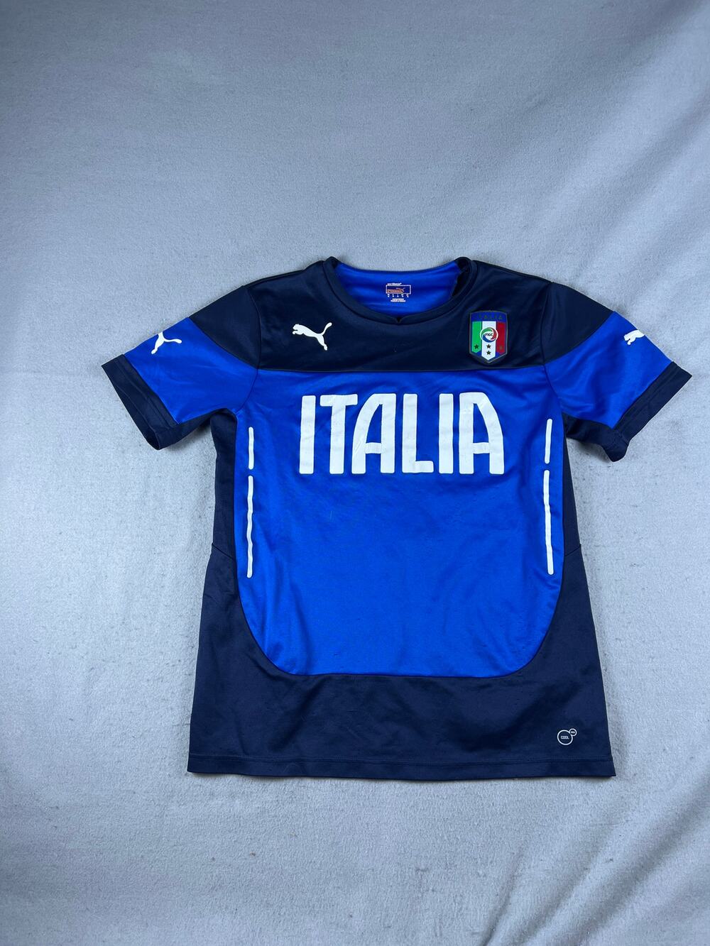 2014-15 Italy National Team Player Issue Training Shirt Jersey Men M Puma Soccer